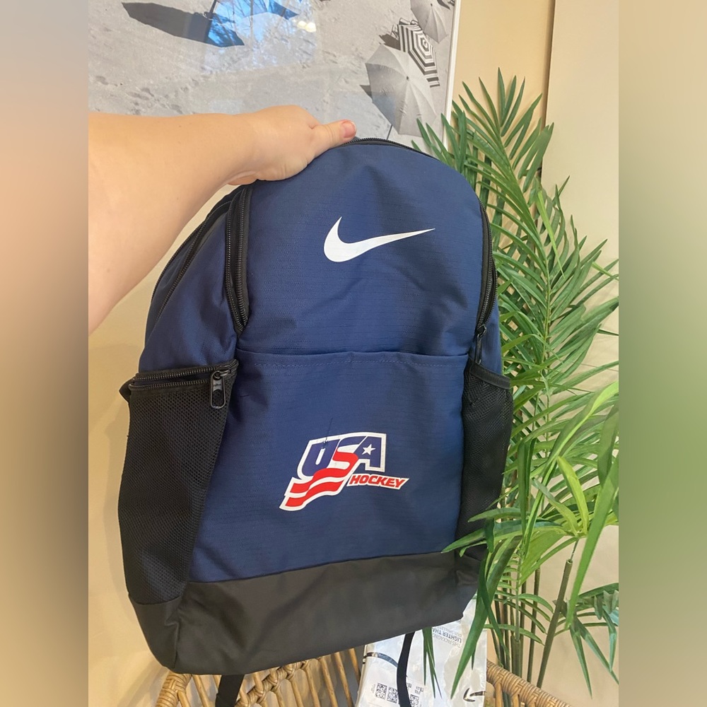 Nike USA Hockey NEW Backpack Blue